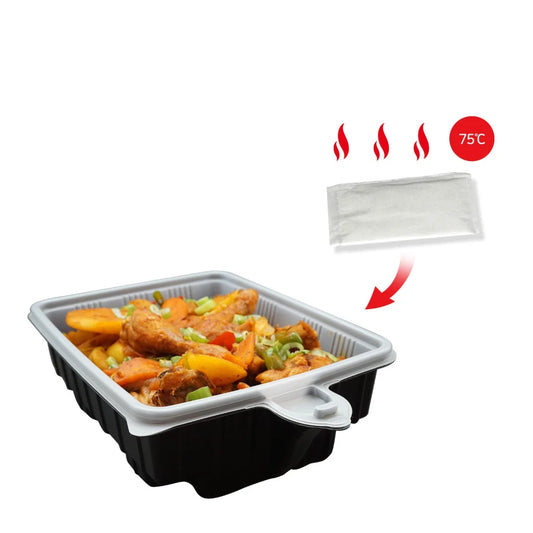 Dalat Heating Lunch Box Container 33cm Rectangle 20 Pack