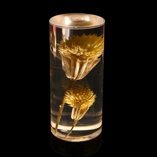 Dandelion Grass Eternal Flower Acrylic Table Lamp