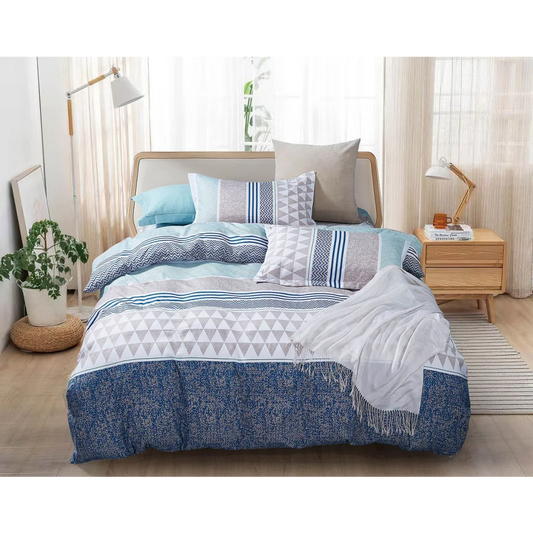 Danya Duvet Quilt Cover Set Super King Size - Home & Garden