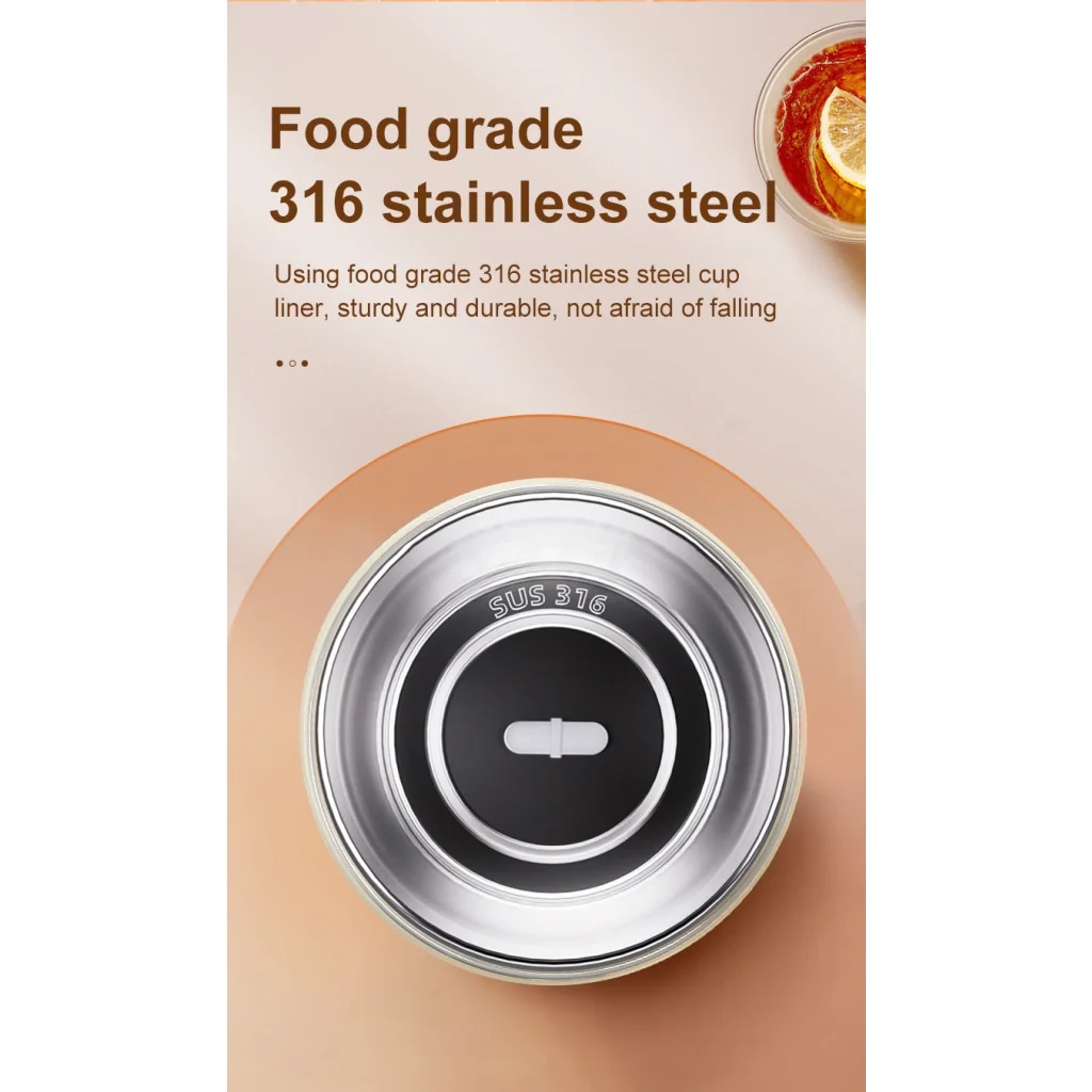 Dark Blue 316 Stainless Steel Rechargeable Electric