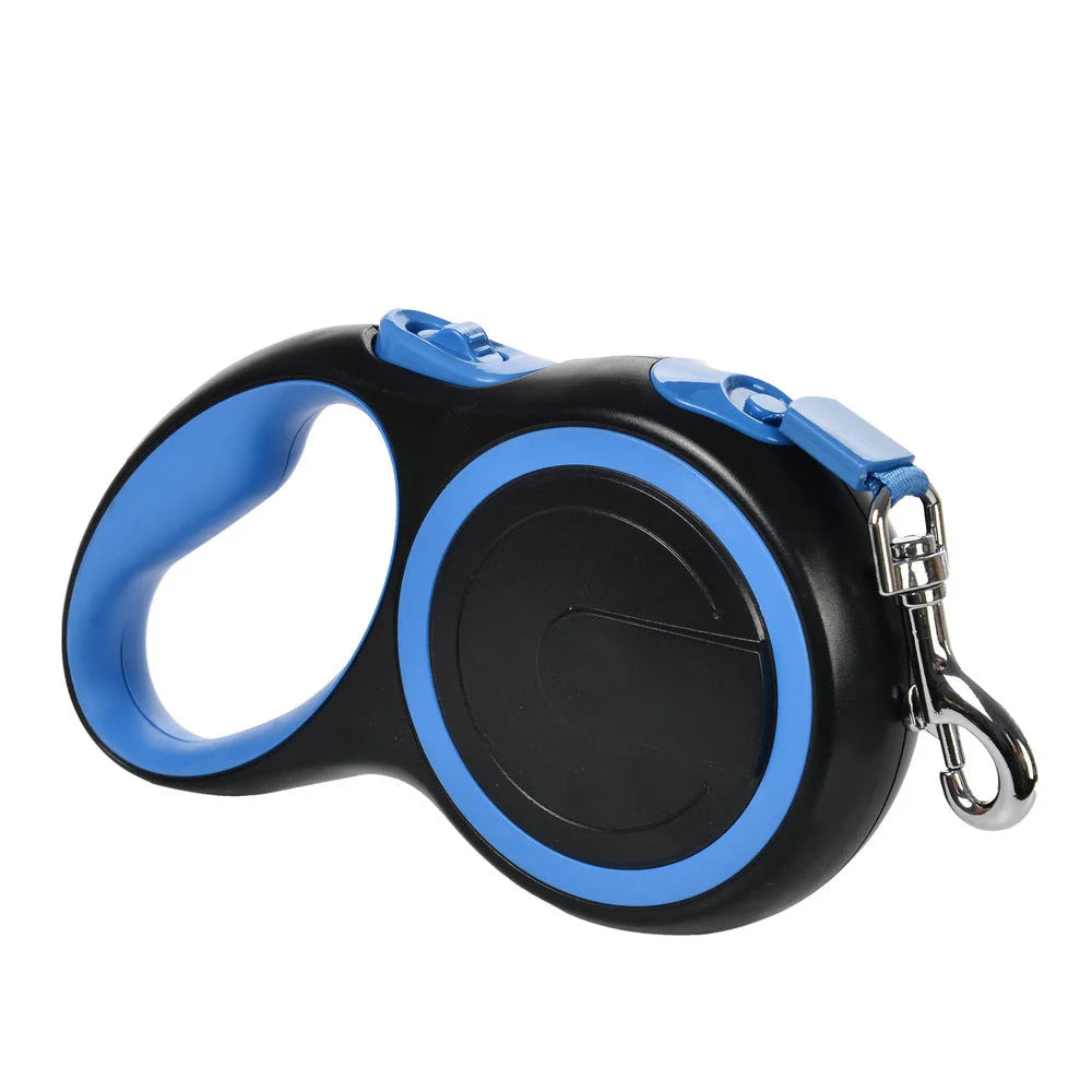 Dark Blue 5M Pet Leash Retractable - Tangle-Free Extendable