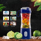 Dark Blue Portable Mini Juicer - Rechargeable Electric