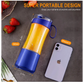 Dark Blue Portable Mini Juicer - Rechargeable Electric