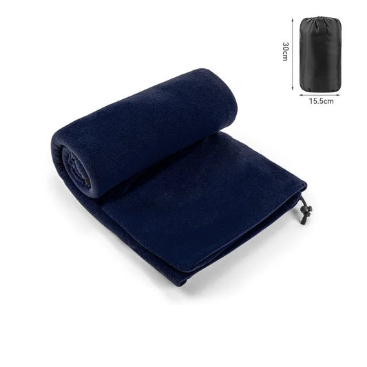 Dark Blue Versatile Double-Sided Fleece Bag Liner
