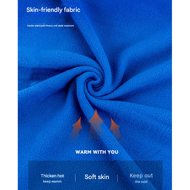 Dark Blue Versatile Double-Sided Fleece Bag Liner