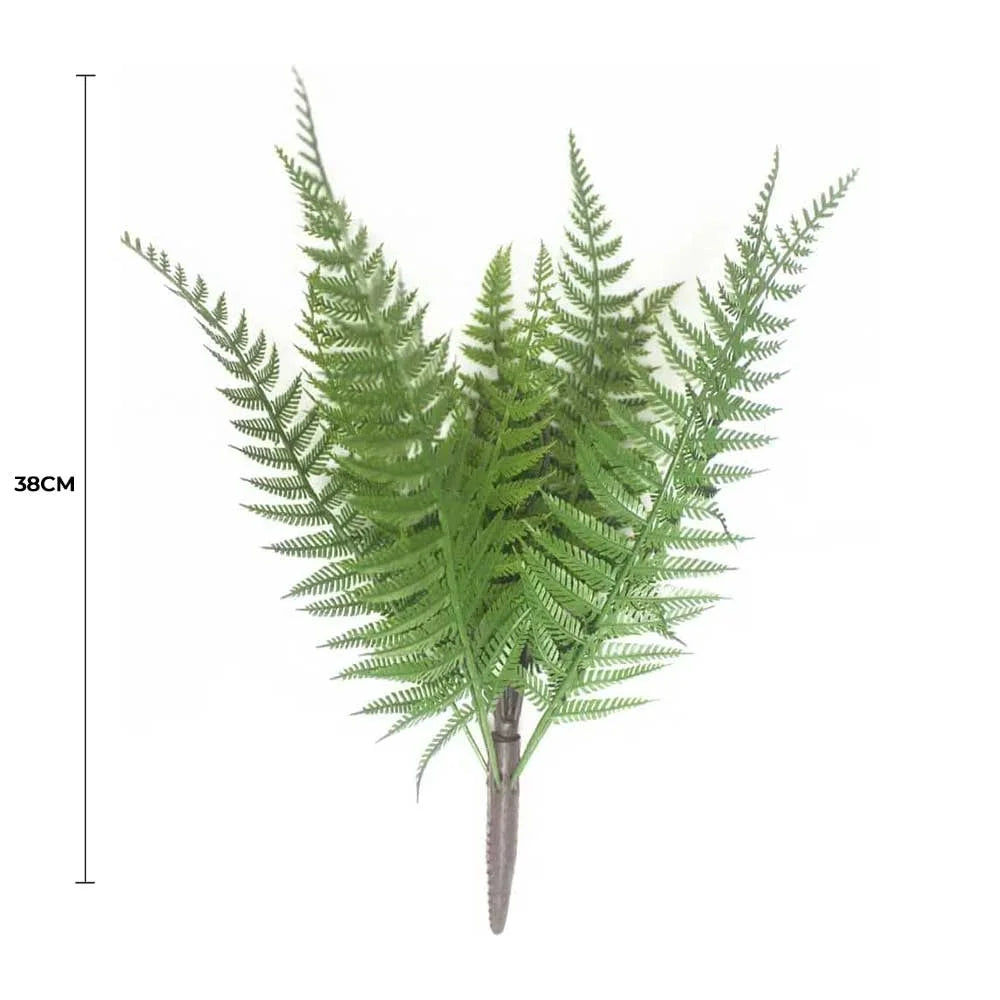 Dark Fern Stem UV Resistant 38cm - Home & Garden >