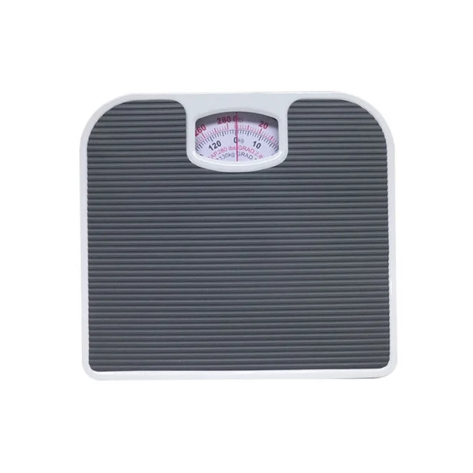 Dark Gray Classic Mechanical Bathroom Scale - Battery-Free