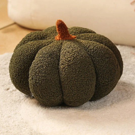 Dark Green 2-PCS 30cm Creative Plush Pumpkin Pillow