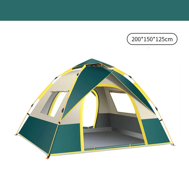 Dark Green 2 Person Lightweight Camping Tent