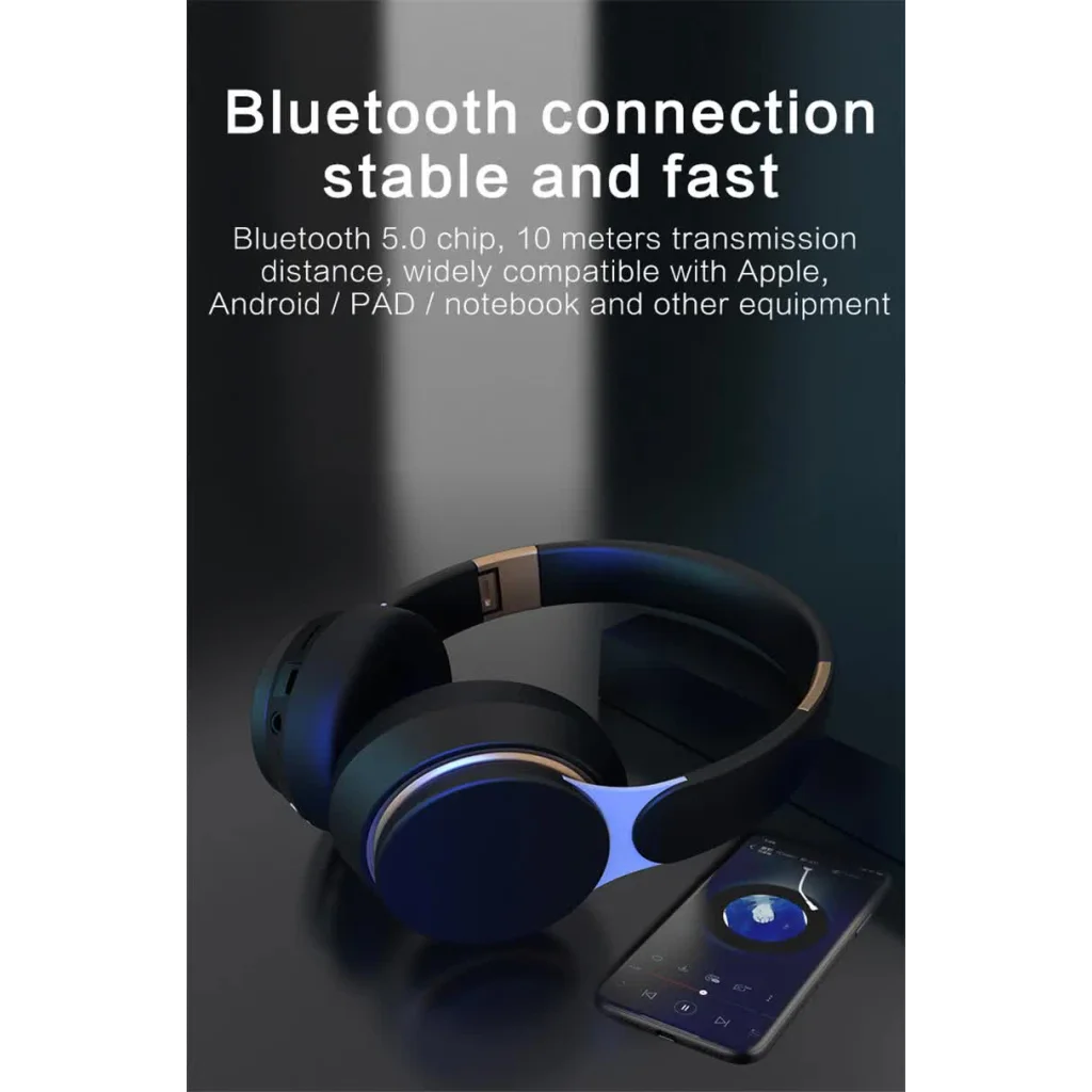 Dark Green Wireless Bluetooth Headphones with Noise