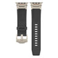 Dark Grey Rugged Tactical Silicone Strap for Apple Watch