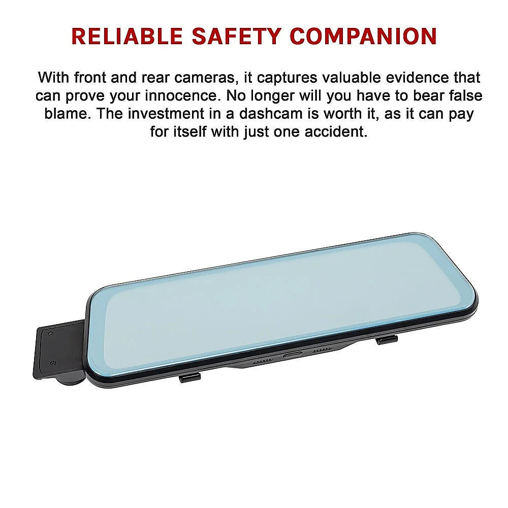 Dash Camera 1080P Front and Rear Smart Car DVR Recorder