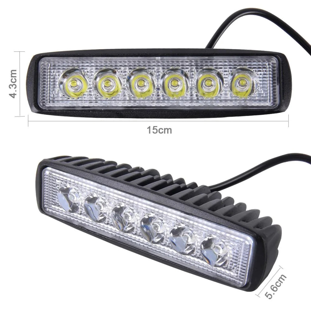 Dc 10 - 30V 18W 1500Lm 6500K 30 Degrees Adjustable Spot