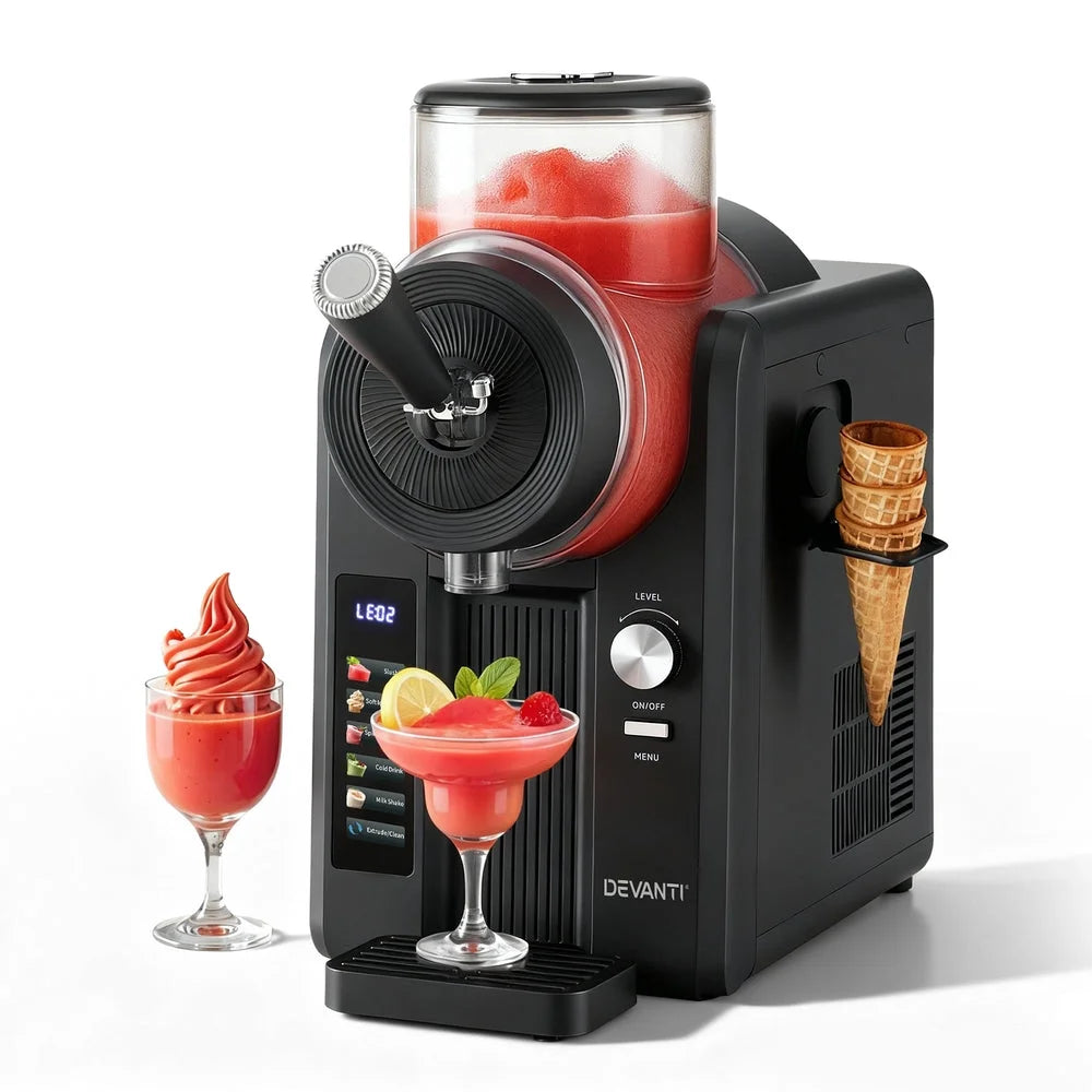 Deavnti 2L Slushie Machine Ice Cream Maker Frozen Smoothies