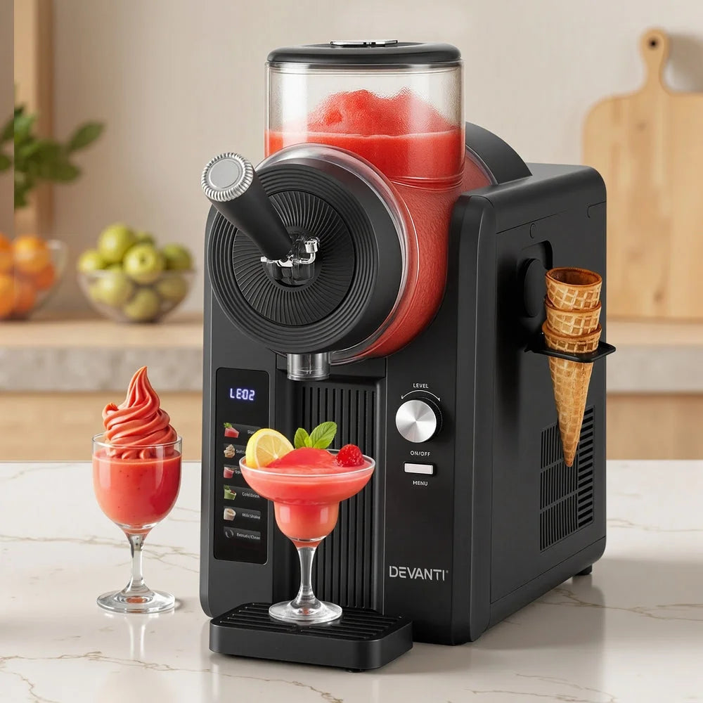 Deavnti 2L Slushie Machine Ice Cream Maker Frozen Smoothies