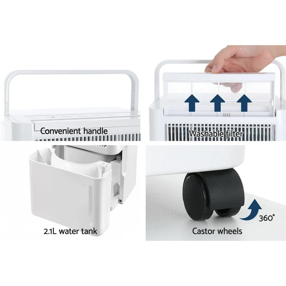 Dehumidifier 12L Portable Air Dryer Purifier Home Moisture