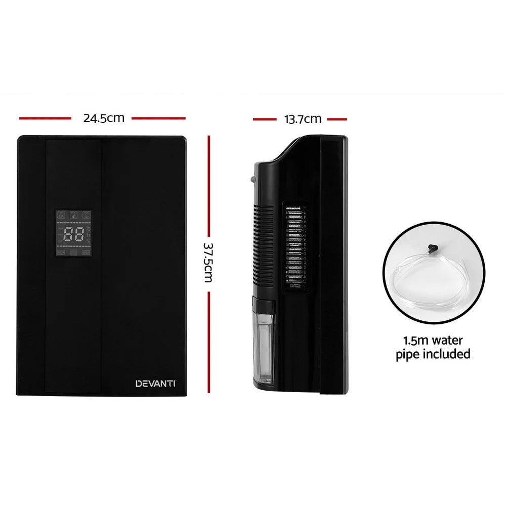 Dehumidifier Air Purifier 2L - Black