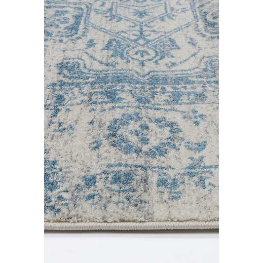 Delicate Audrey Ivory Blue Rug 240x330 - Home & Garden