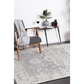 Delicate Audrey Ivory Grey Rug 240x330 - Home & Garden