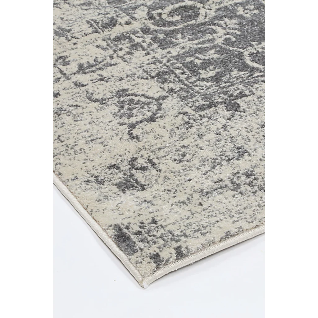 Delicate Audrey Ivory Grey Rug 300x400 - Home & Garden