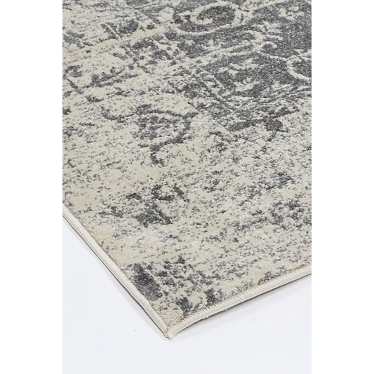 Delicate Audrey Ivory Grey Rug 300x400 - Home & Garden