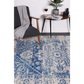 Delicate Audrey Ivory Navy Rug 200x290 - Home & Garden