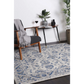Delicate Cassandra Blue Ivory Rug 160x230 - Home & Garden