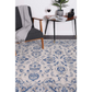 Delicate Cassandra Blue Ivory Rug 160x230 - Home & Garden