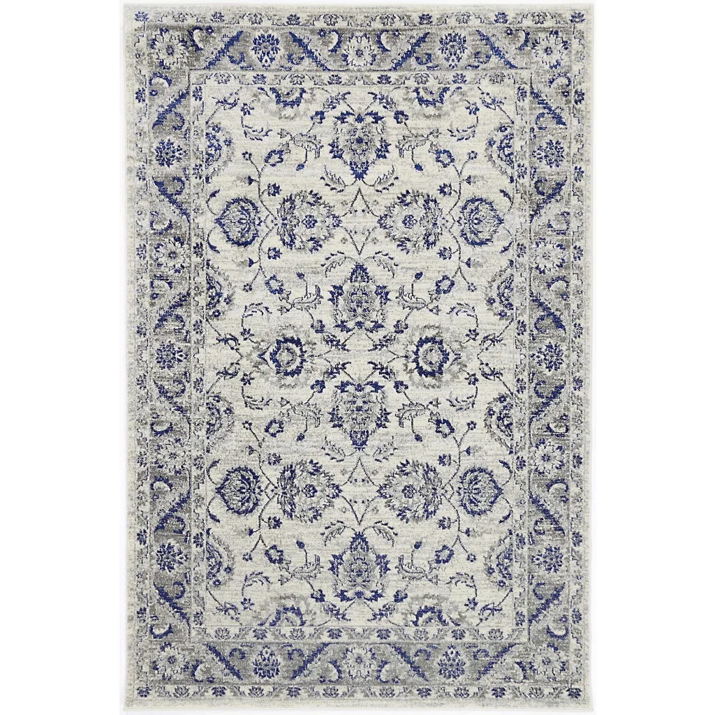 Delicate Cassandra Blue Ivory Rug 240x330 - Home & Garden