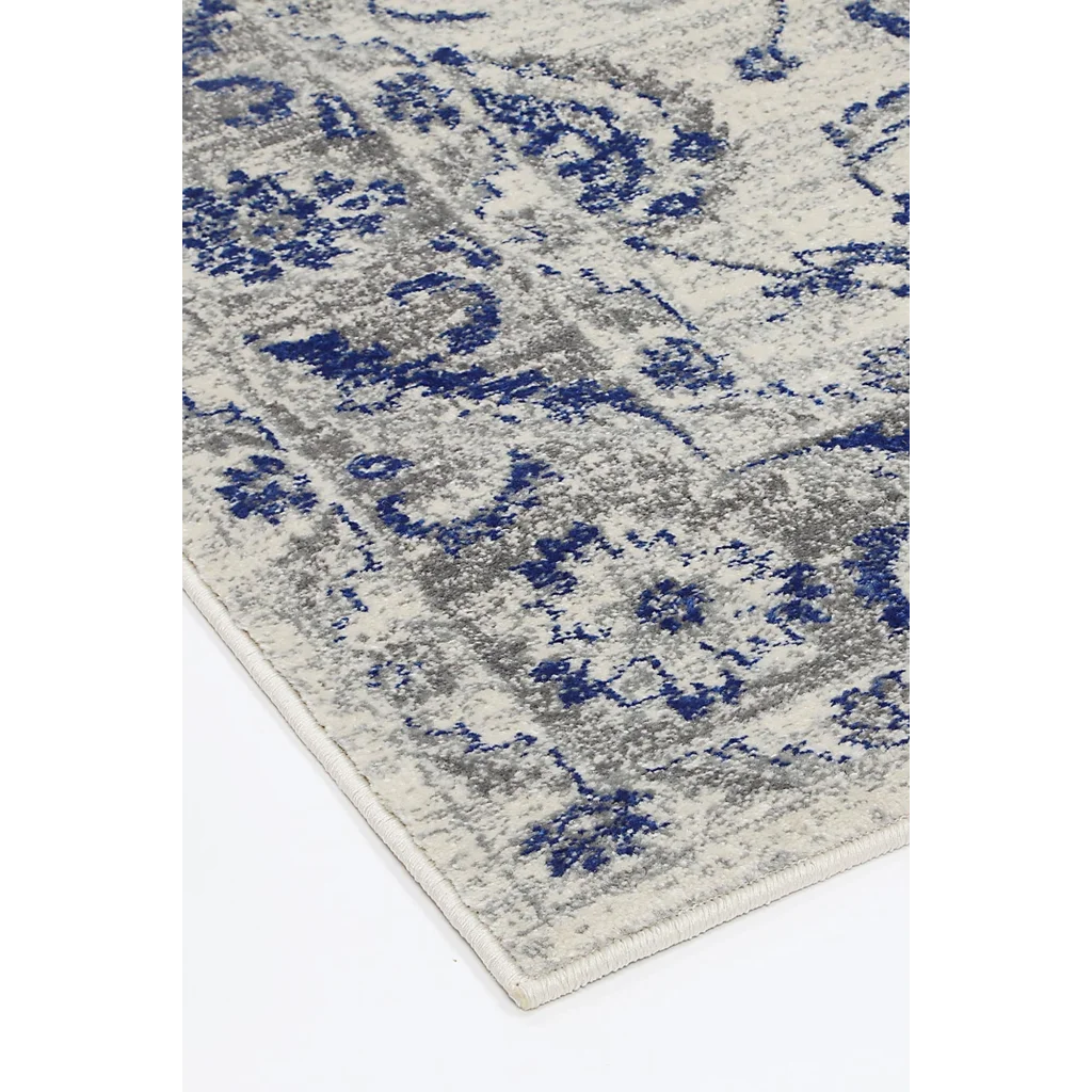 Delicate Cassandra Blue Ivory Rug 240x330 - Home & Garden
