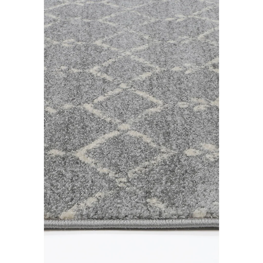Delicate Cassiday Grey Ivory Rug 160x230 - Home & Garden