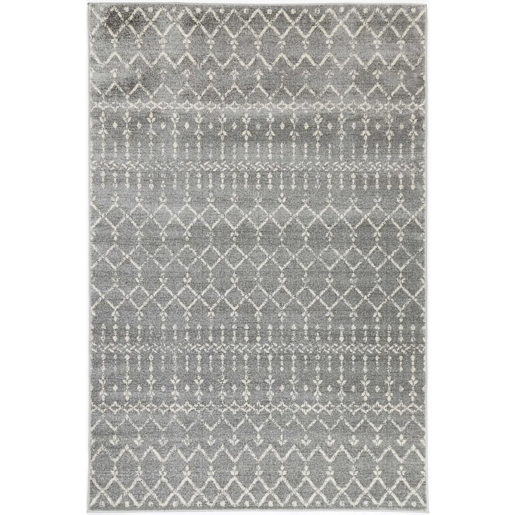 Delicate Cassiday Grey Ivory Rug 240x330 - Home & Garden
