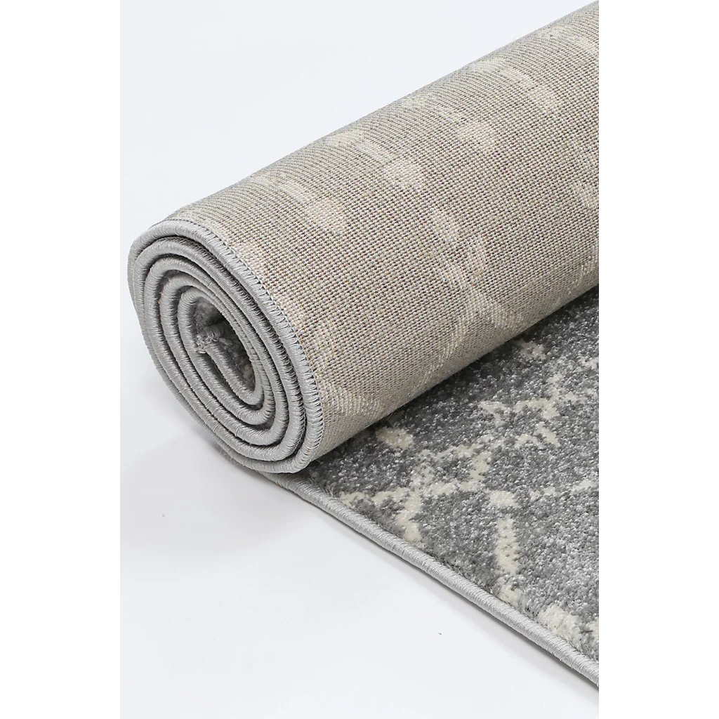 Delicate Cassiday Grey Ivory Rug 240x330 - Home & Garden