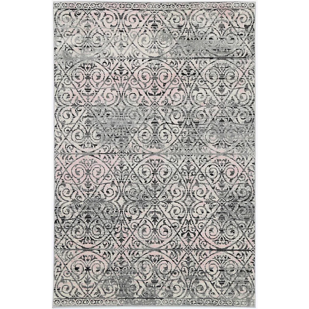 Delicate Katherine Ash Ivory Rug 80x300 - Home & Garden