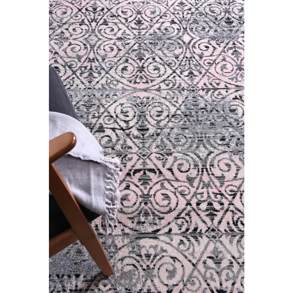 Delicate Katherine Ash Ivory Rug 80x300 - Home & Garden