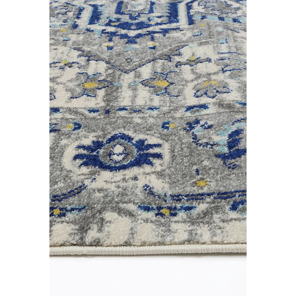 Delicate Melissa Ivory Blue Rug 240x330 - Home & Garden