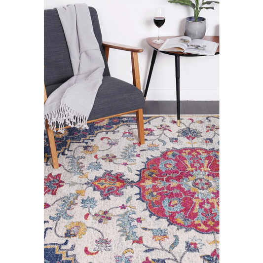 Delicate Tiffany Multi Rug 200x290 - Home & Garden