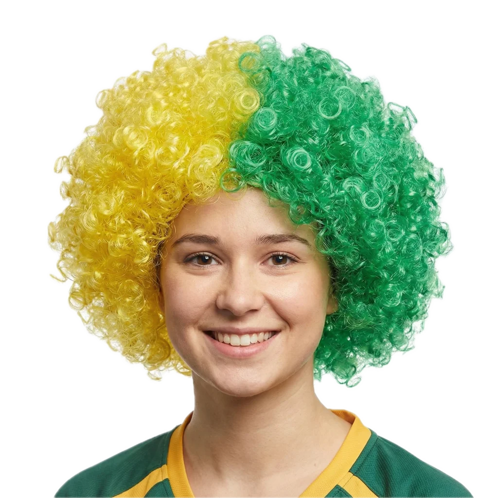 DELUXE AUSSIE AFRO WIG Costume Party Fancy Curly Hair Disco