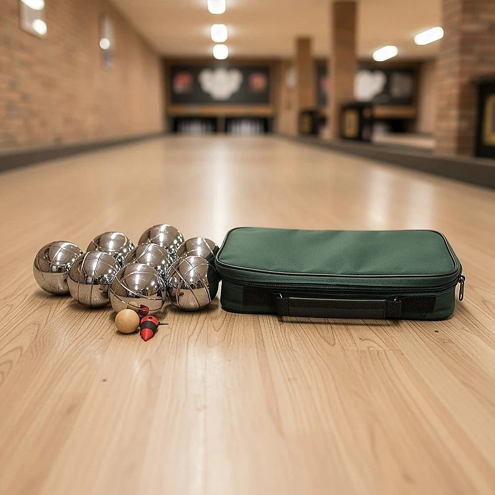 Deluxe Boules Bocce 8 Alloy Ball Set - Games