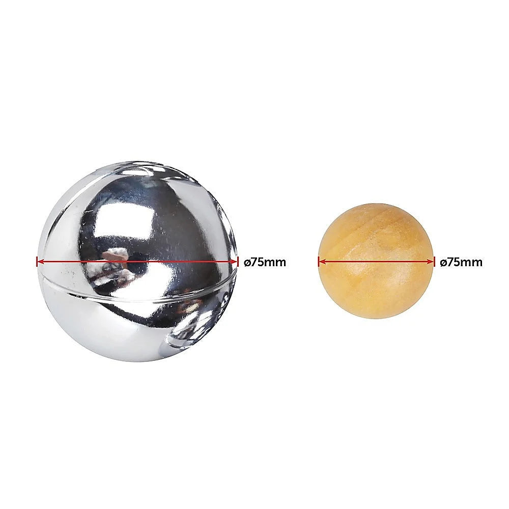 Deluxe Boules Bocce 8 Alloy Ball Set - Games