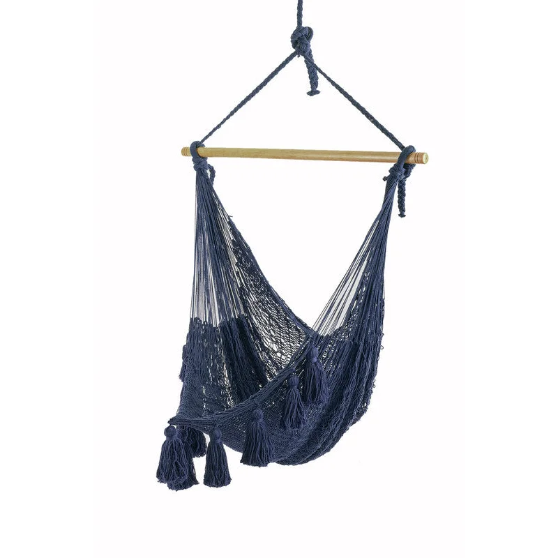 Deluxe Extra Large Mexican Hammock Chair in Outdoor Cotton