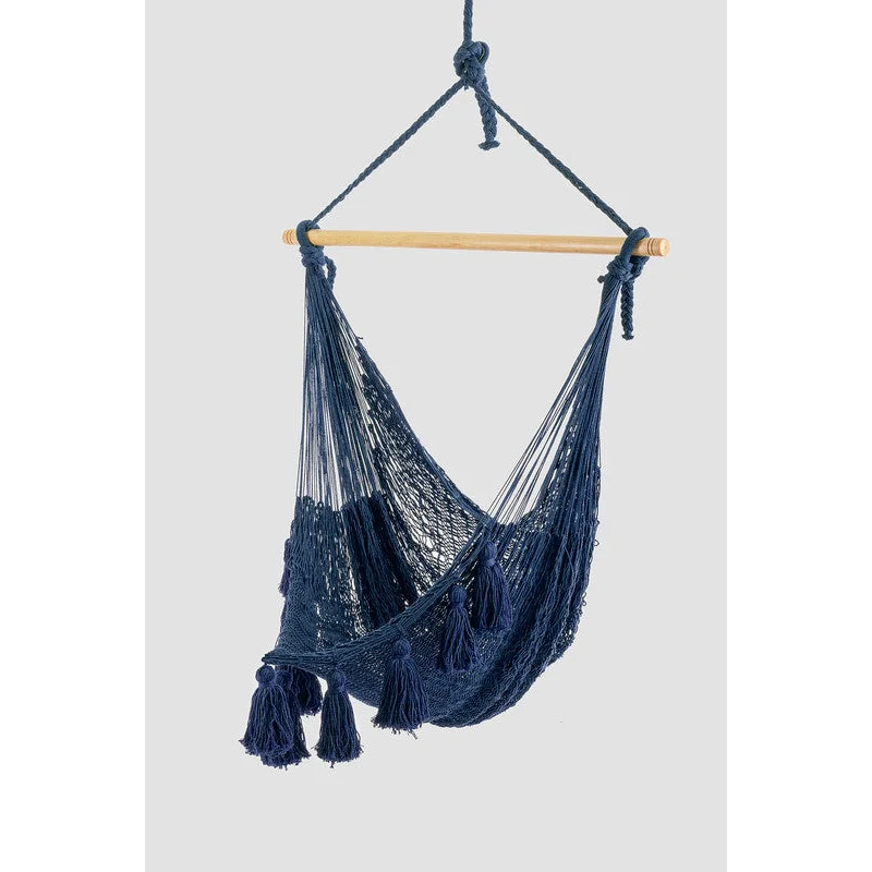 Deluxe Extra Large Mexican Hammock Chair in Outdoor Cotton
