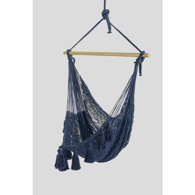 Deluxe Extra Large Mexican Hammock Chair in Outdoor Cotton