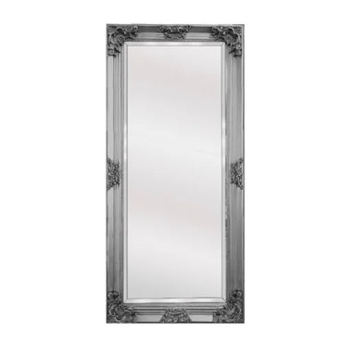 Deluxe French Provincial Ornate Mirror - Antique Silver