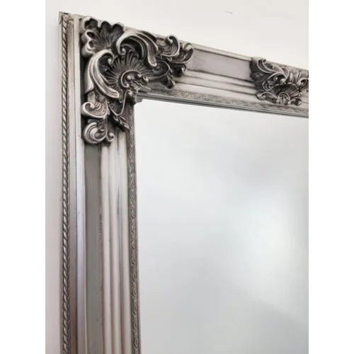 Deluxe French Provincial Ornate Mirror - Silver - X large
