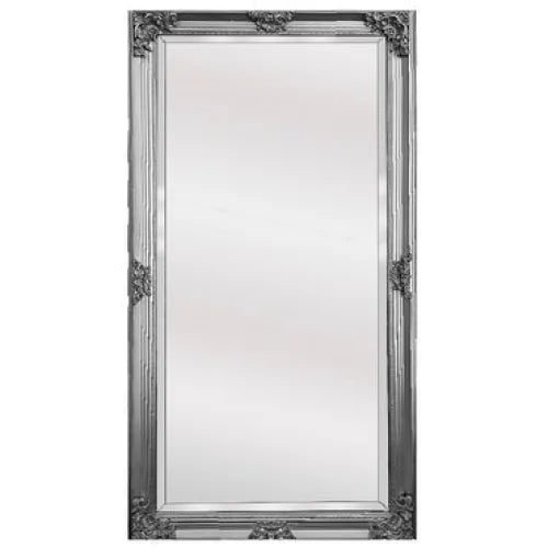 Deluxe French Provincial Ornate Mirror - Silver - X large