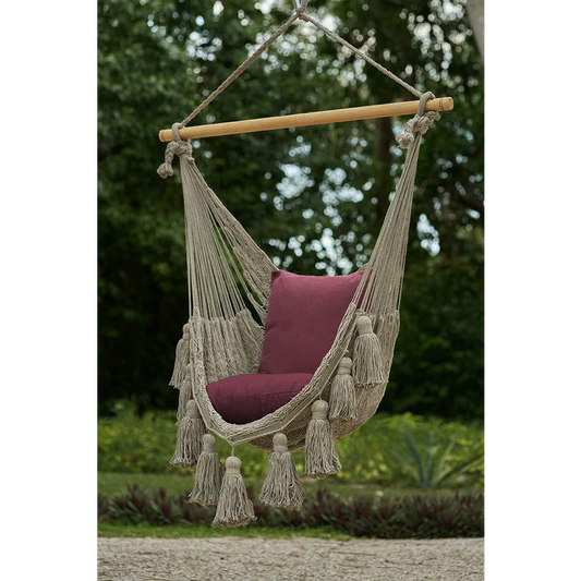 Deluxe Hammock Swing Chair in Plain Dream Sands - Home &