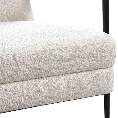 Denmark Arm Chair Polyester Fabric Upholstery with Wooden