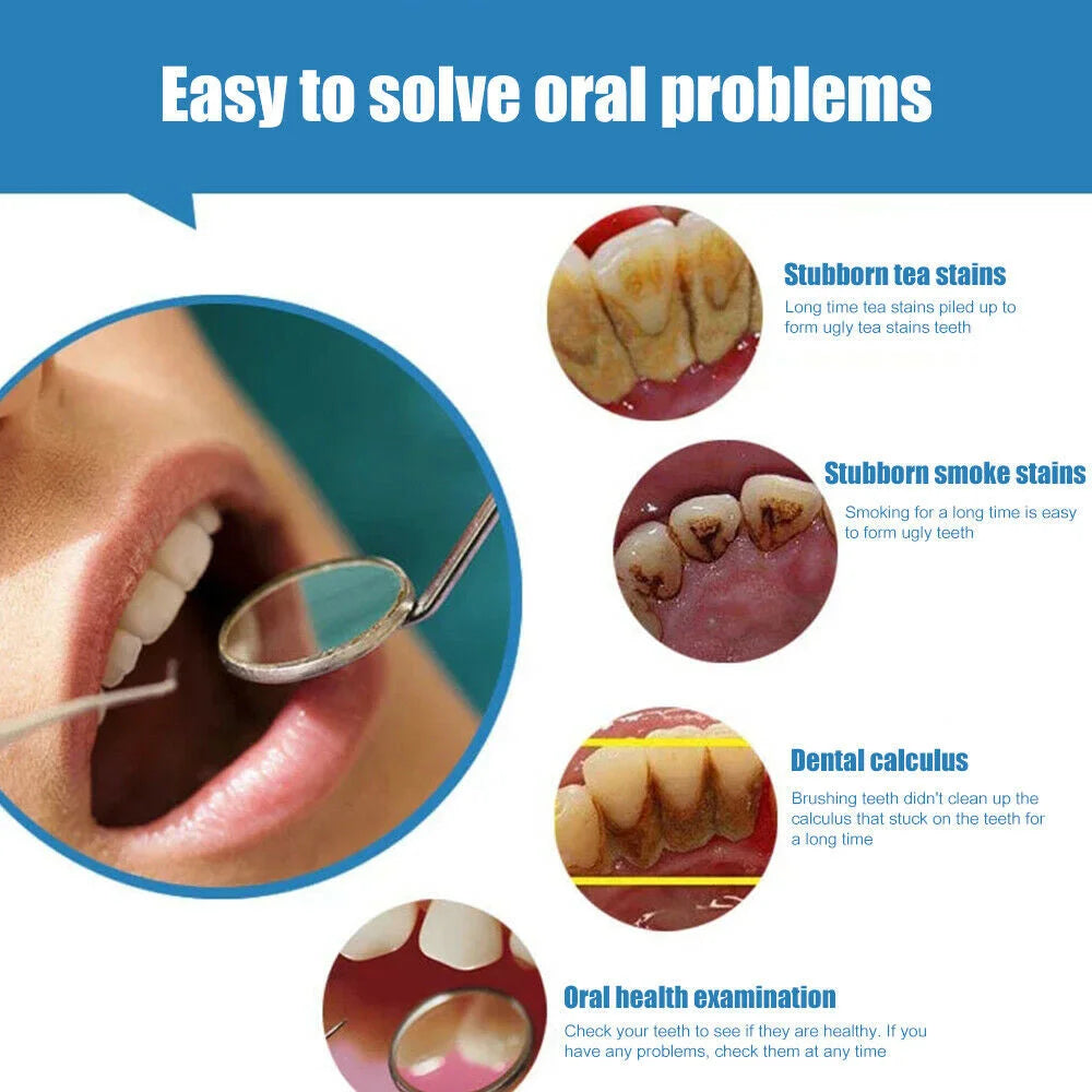 Dental Tools Set Stainless Steel Oral Care Kit with Metal