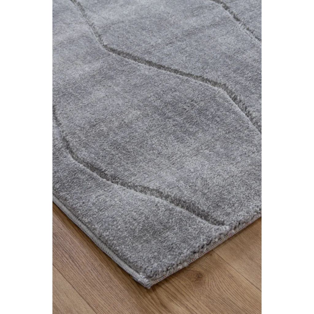Denver Rug 018159A Grey Ivory 160x230 - Home & Garden